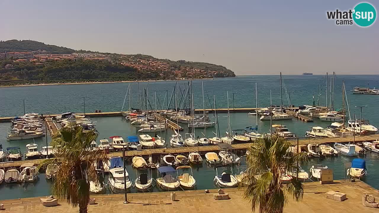 Il porto di Koper – Capodistria live webcam – porto crociere e mercantile – Slovenia