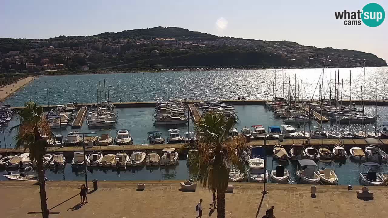 Webcam Capodistria – marina e lungo mare dall’Hotel Grand Koper