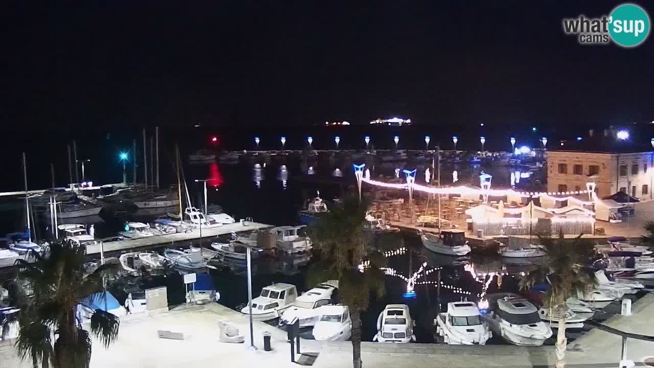 Webcam Capodistria – marina e lungo mare dall’Hotel Grand Koper