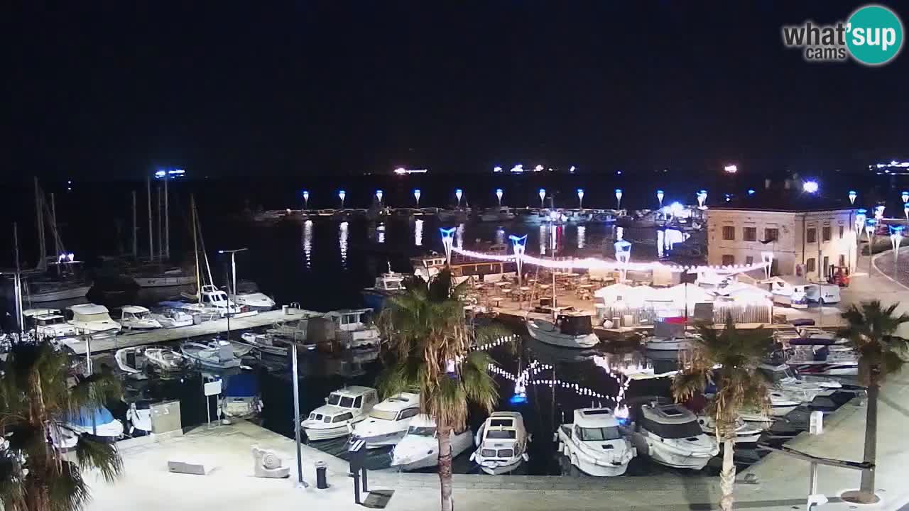 Webcam Capodistria – marina e lungo mare dall’Hotel Grand Koper