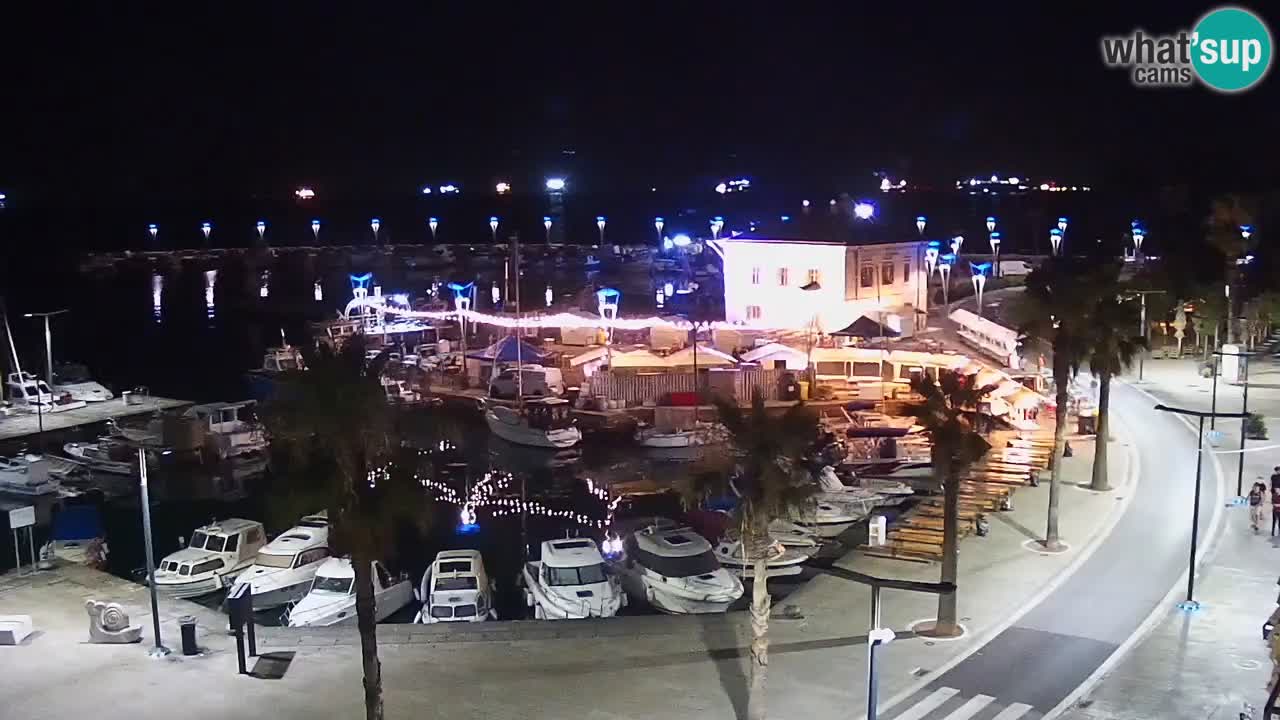 Webcam Capodistria – marina e lungo mare dall’Hotel Grand Koper