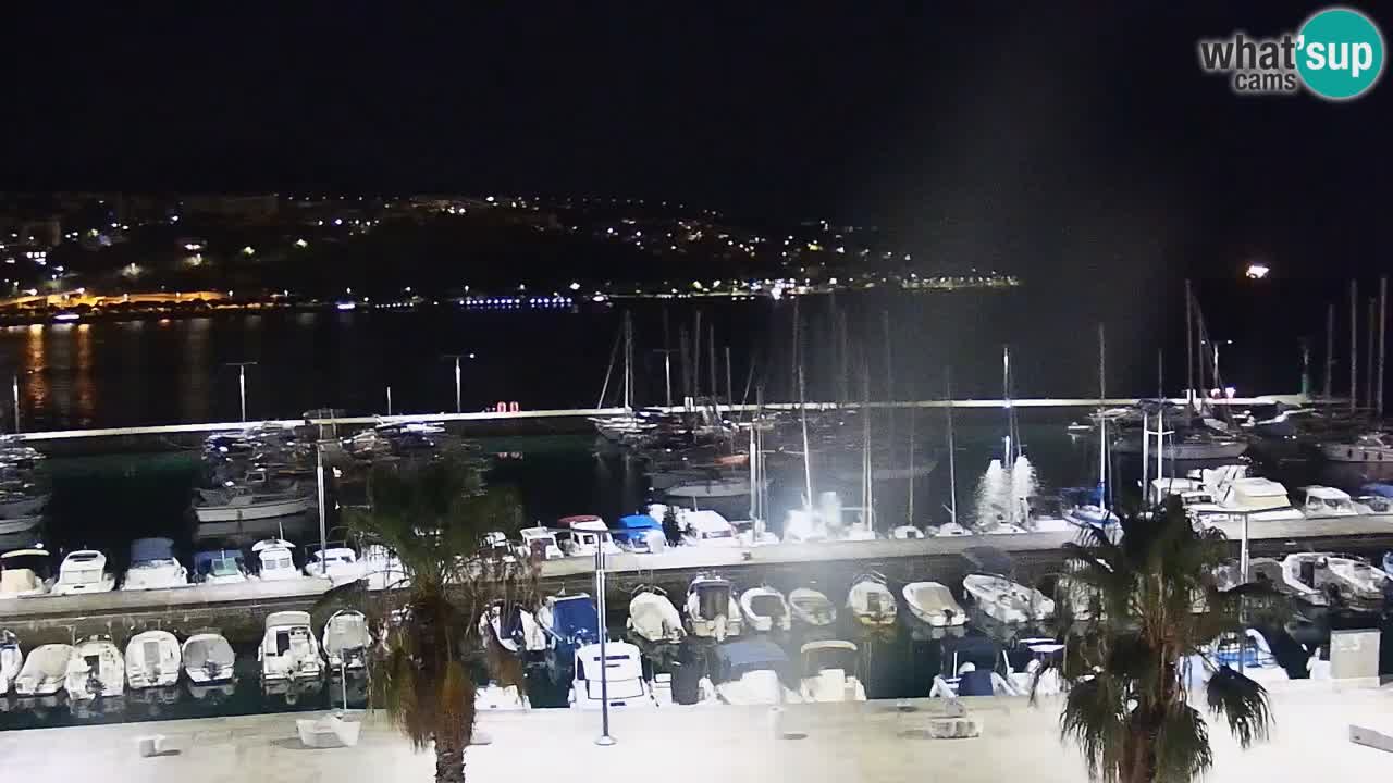 Web kamera Koper – marina i promenada – hotel Grand Koper
