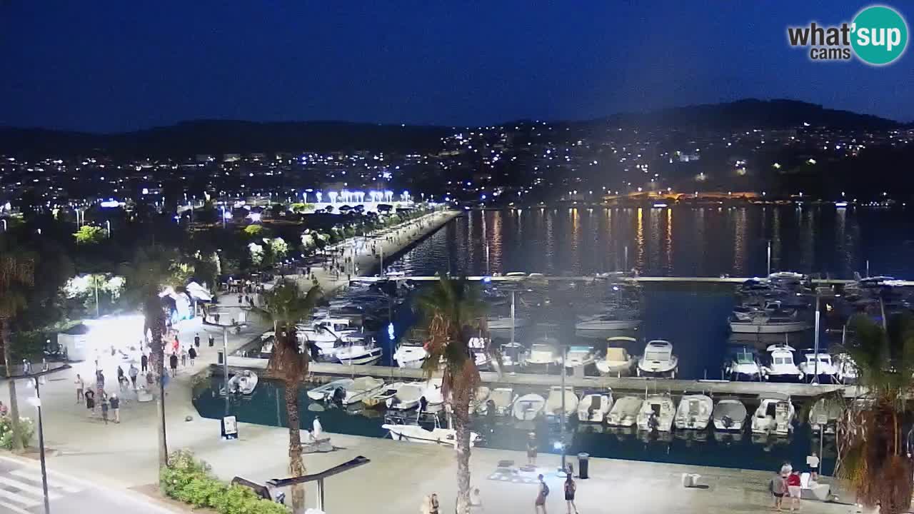 Webcam Capodistria – marina e lungo mare dall’Hotel Grand Koper