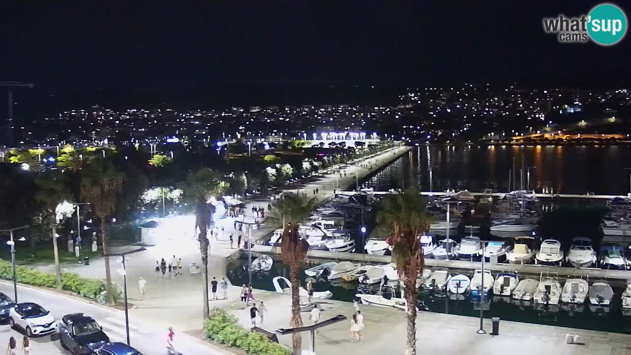 Spletna kamera Koper – Panorama na marino in promenado s Hotela Grand Koper