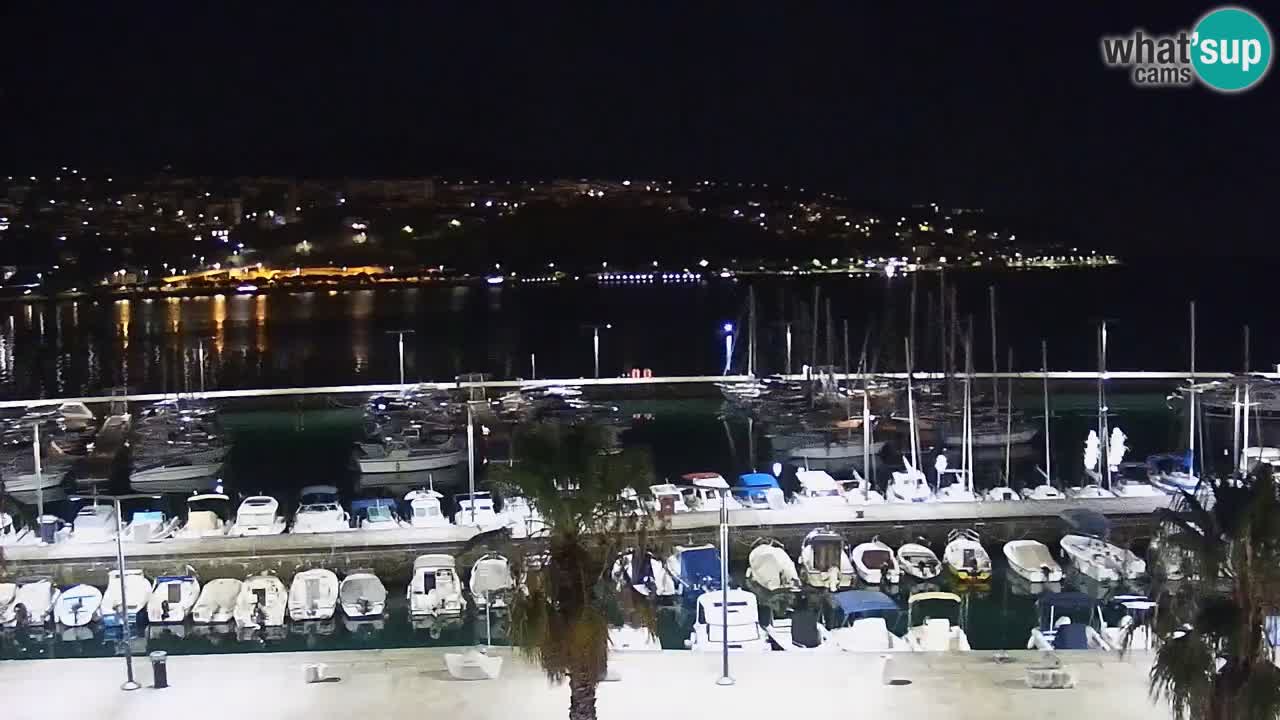 Webcam Capodistria – marina e lungo mare dall’Hotel Grand Koper