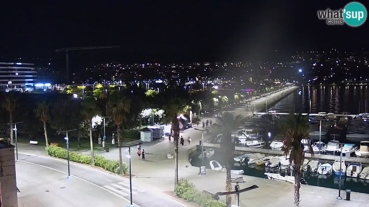 Webcam Capodistria – marina e lungo mare dall’Hotel Grand Koper