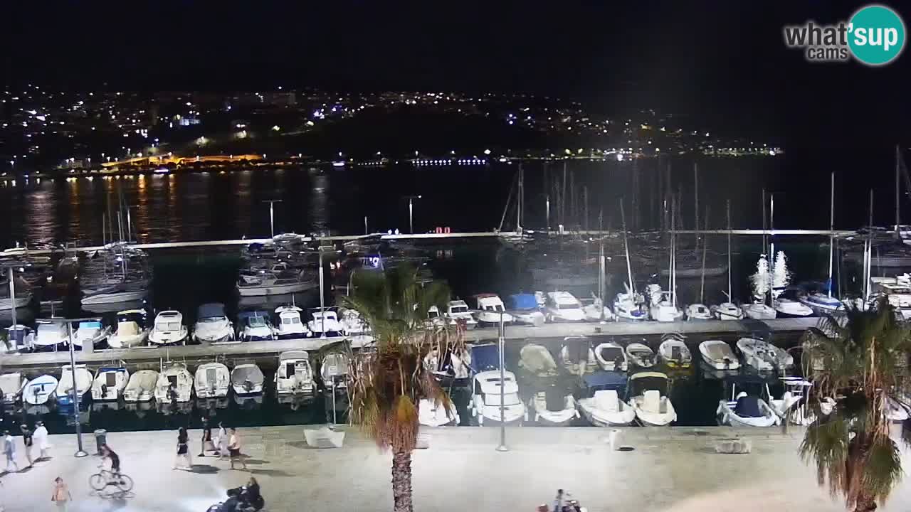 Spletna kamera Luka Koper v živo – Potniški terminal in tovorno pristanišče – Slovenija
