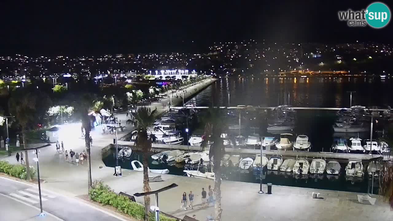 Webcam Capodistria – marina e lungo mare dall’Hotel Grand Koper