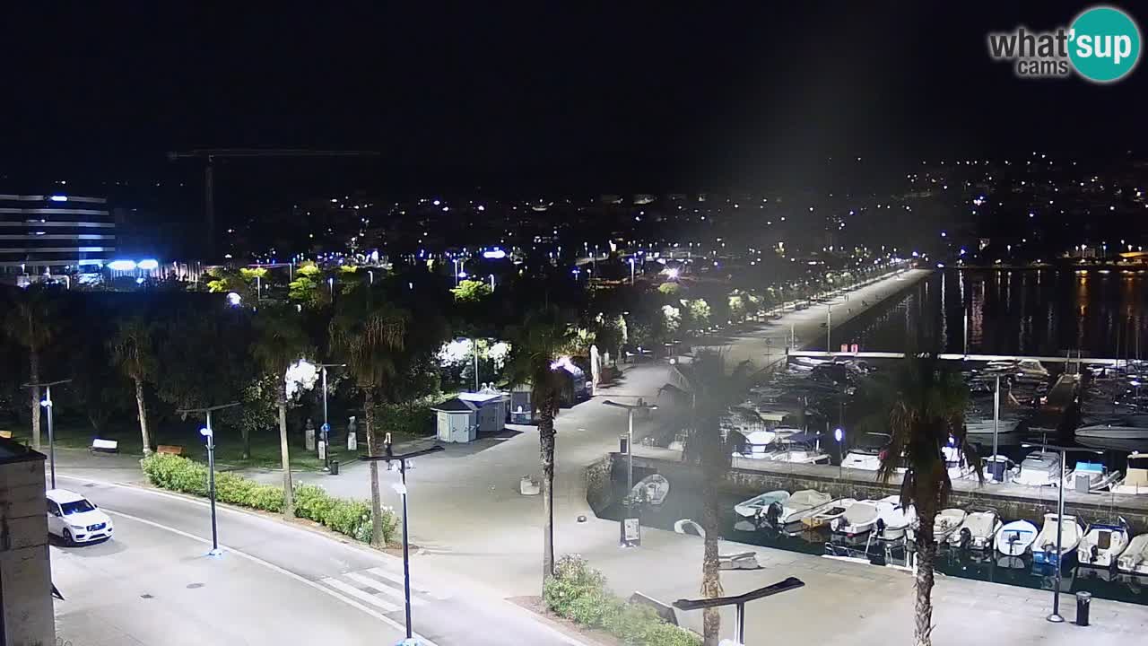 Webcam Capodistria – marina e lungo mare dall’Hotel Grand Koper