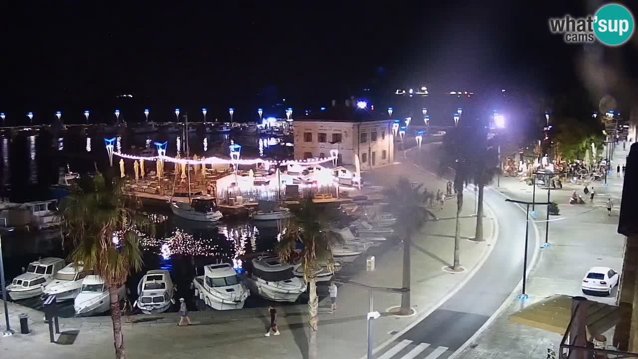 Camera en vivo Koper – puerto deportivo y paseo marítimo desde el Hotel Grand Koper