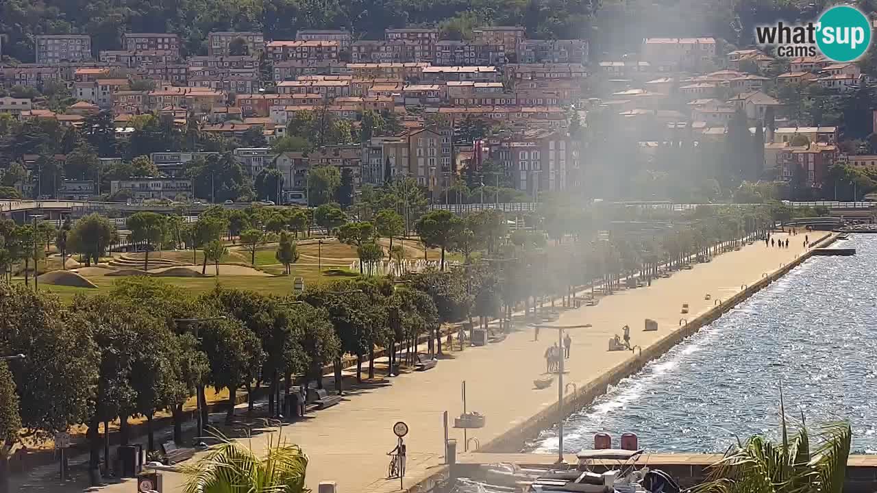 Camera en vivo Koper – puerto deportivo y paseo marítimo desde el Hotel Grand Koper