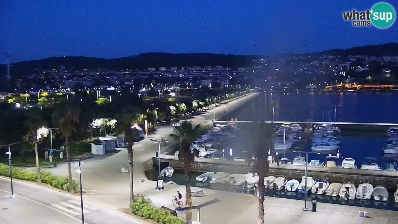 Web kamera Koper – marina i promenada – hotel Grand Koper