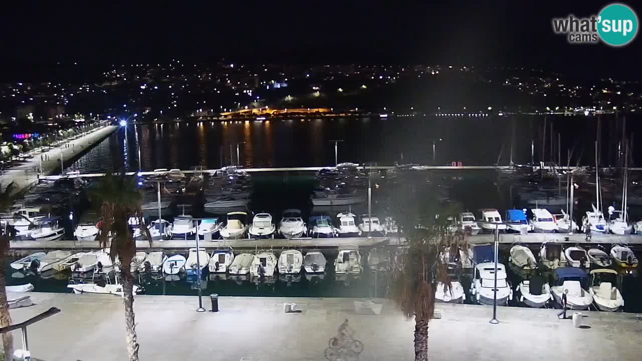 Webcam Capodistria – marina e lungo mare dall’Hotel Grand Koper
