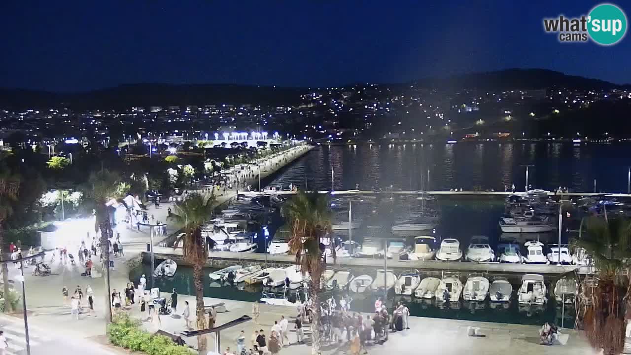 Webcam Capodistria – marina e lungo mare dall’Hotel Grand Koper