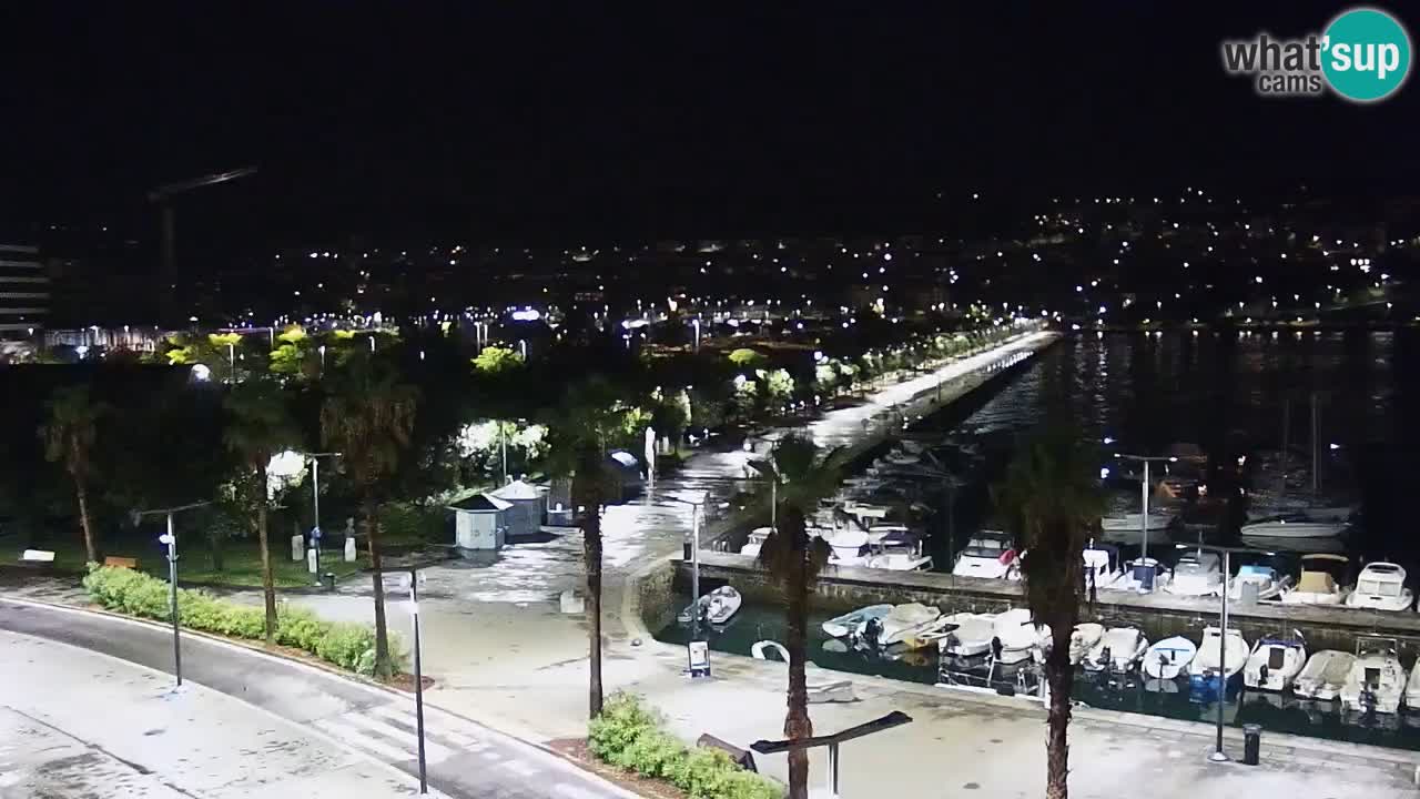 Spletna kamera Koper – Panorama na marino in promenado s Hotela Grand Koper