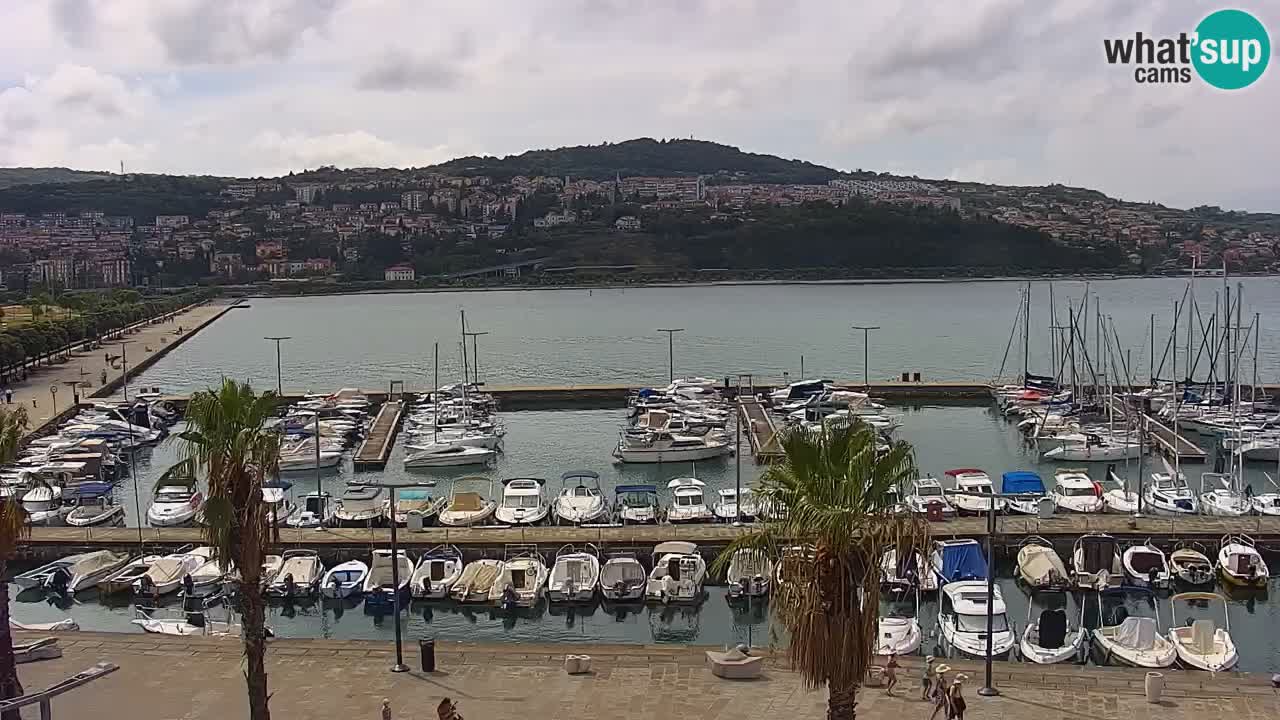 Web kamera Koper – marina i promenada – hotel Grand Koper