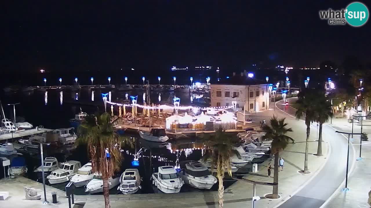 Webcam Capodistria – marina e lungo mare dall’Hotel Grand Koper