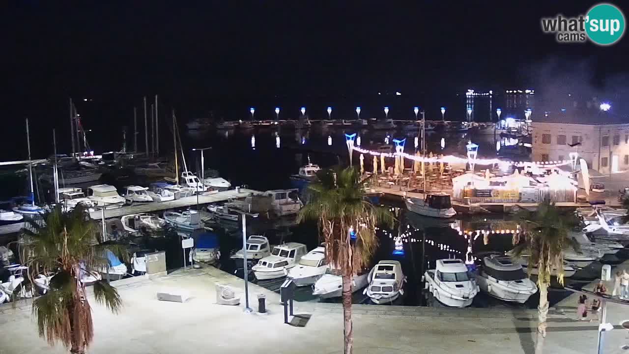 Web kamera Koper – marina i promenada – hotel Grand Koper