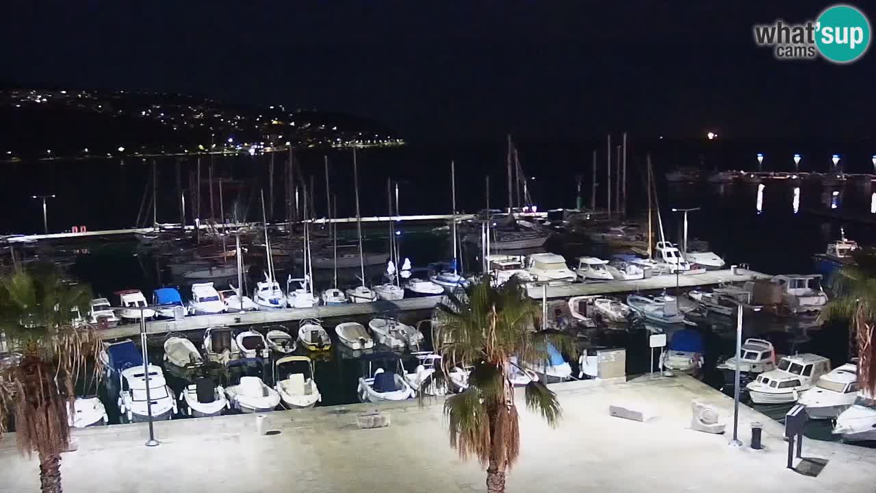 Webcam Capodistria – marina e lungo mare dall’Hotel Grand Koper
