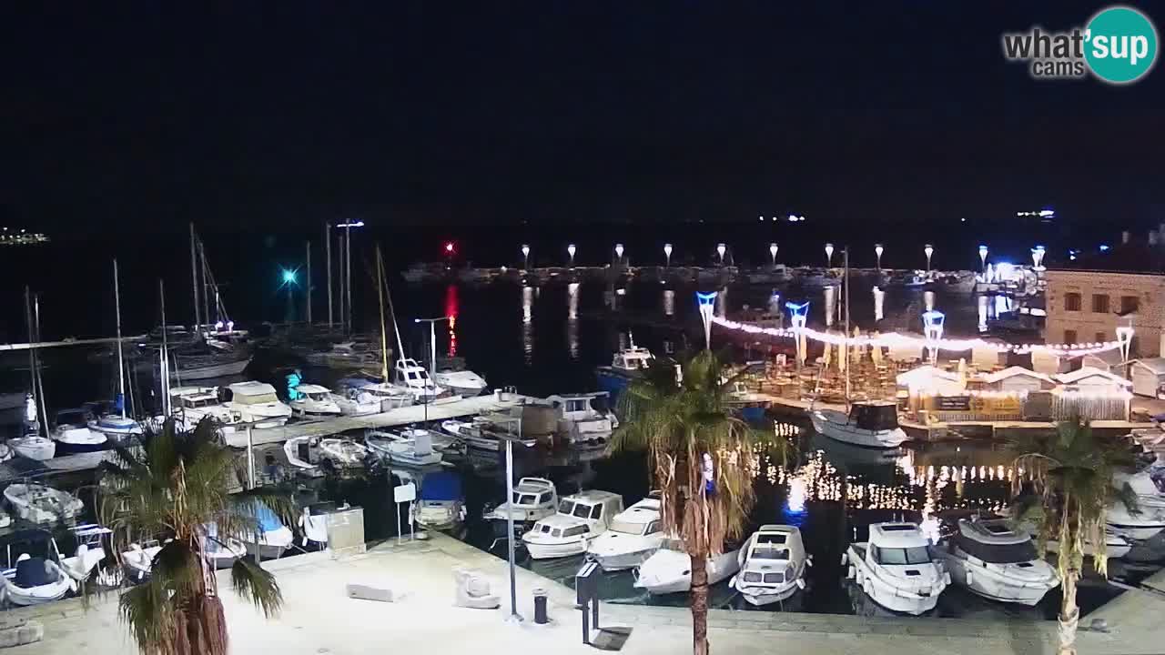 Camera en vivo Koper – puerto deportivo y paseo marítimo desde el Hotel Grand Koper