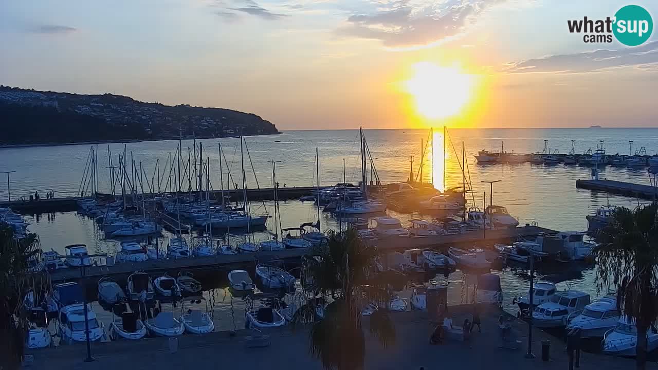 Webcam Capodistria – marina e lungo mare dall’Hotel Grand Koper