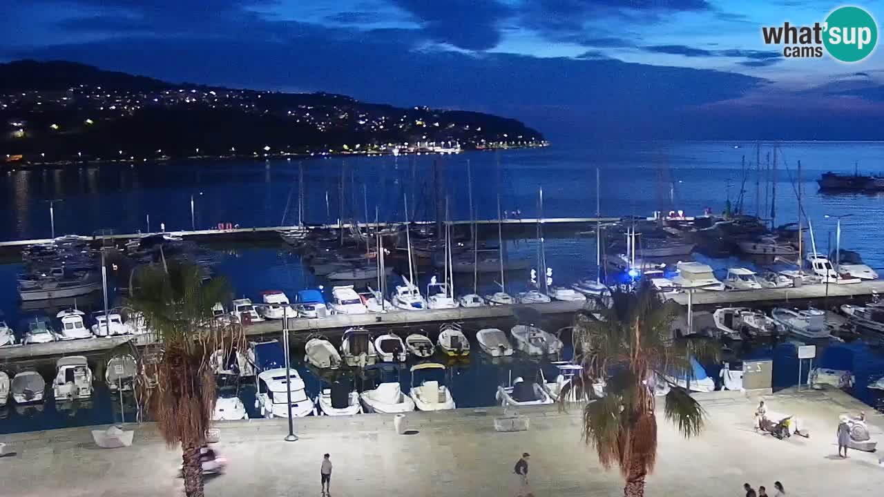 Webcam Capodistria – marina e lungo mare dall’Hotel Grand Koper