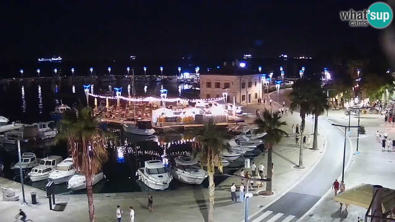 Webcam Capodistria – marina e lungo mare dall’Hotel Grand Koper