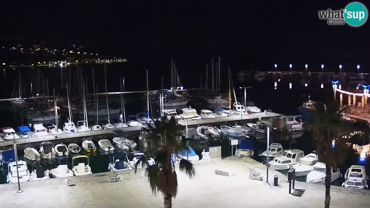 Spletna kamera Koper – Panorama na marino in promenado s Hotela Grand Koper