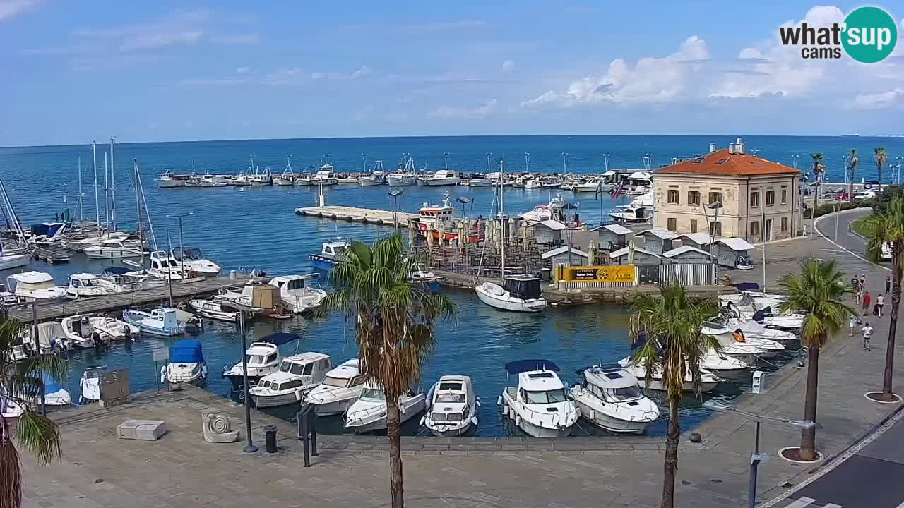 Web kamera Koper – marina i promenada – hotel Grand Koper