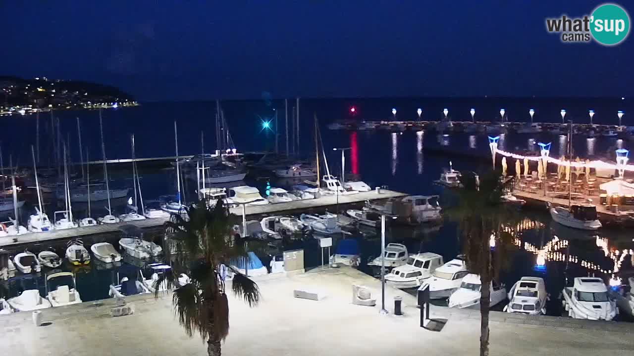Webcam Capodistria – marina e lungo mare dall’Hotel Grand Koper