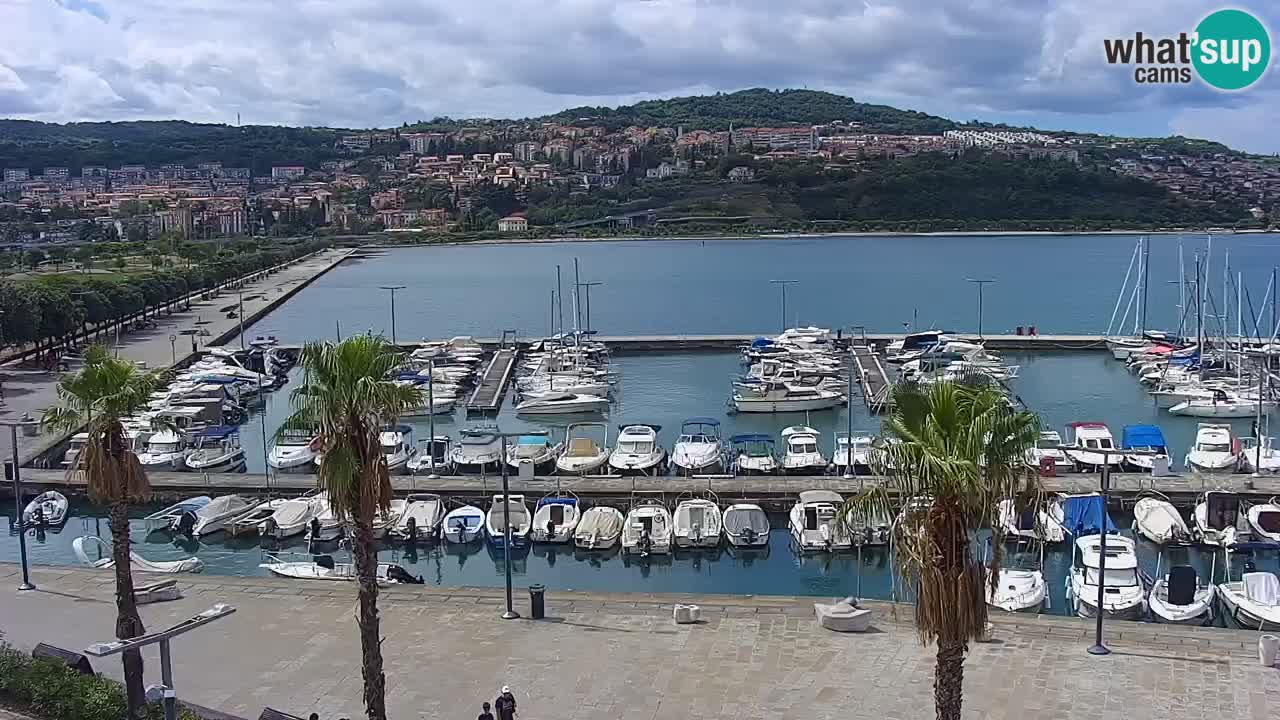 Web kamera Koper – marina i promenada – hotel Grand Koper