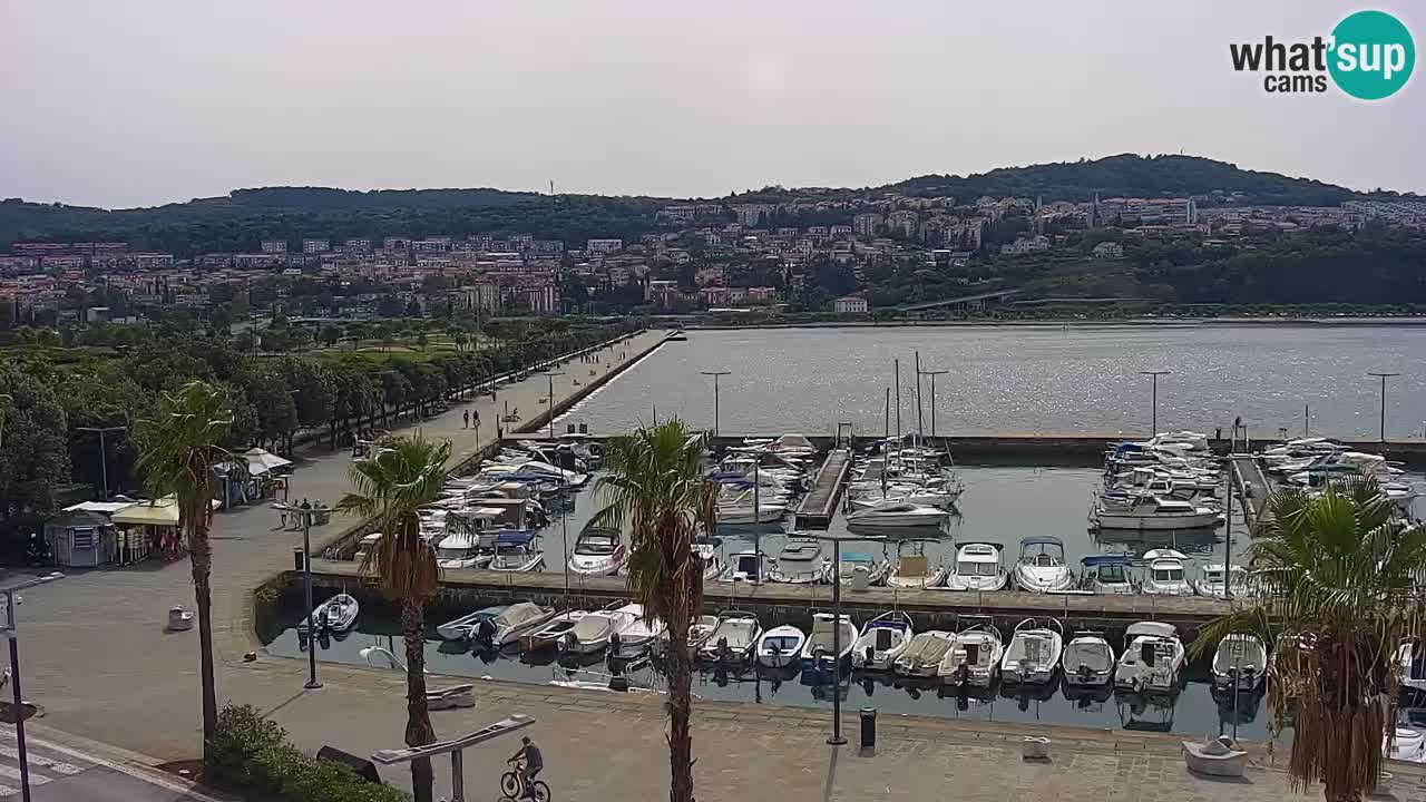 Webcam en vivo del Puerto de Koper – puerto de carga y cruceros – Eslovenia