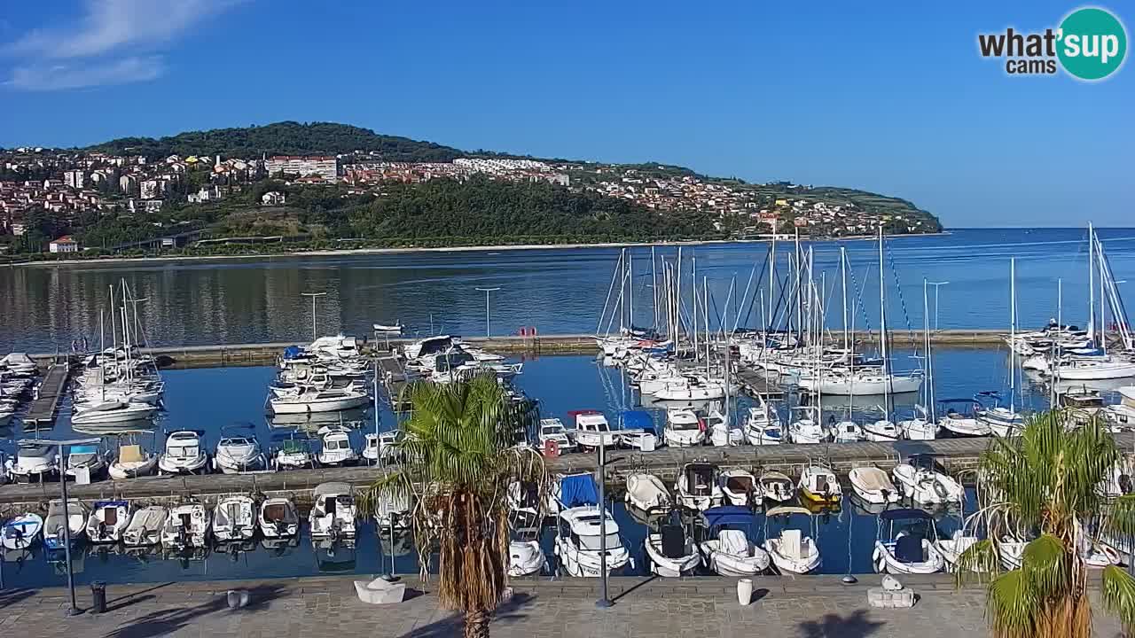 Il porto di Koper – Capodistria live webcam – porto crociere e mercantile – Slovenia