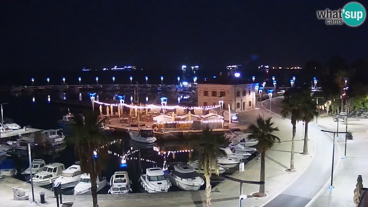 Web kamera Koper – marina i promenada – hotel Grand Koper