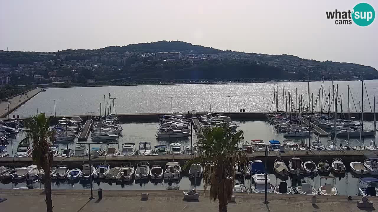 Web kamera Koper – marina i promenada – hotel Grand Koper