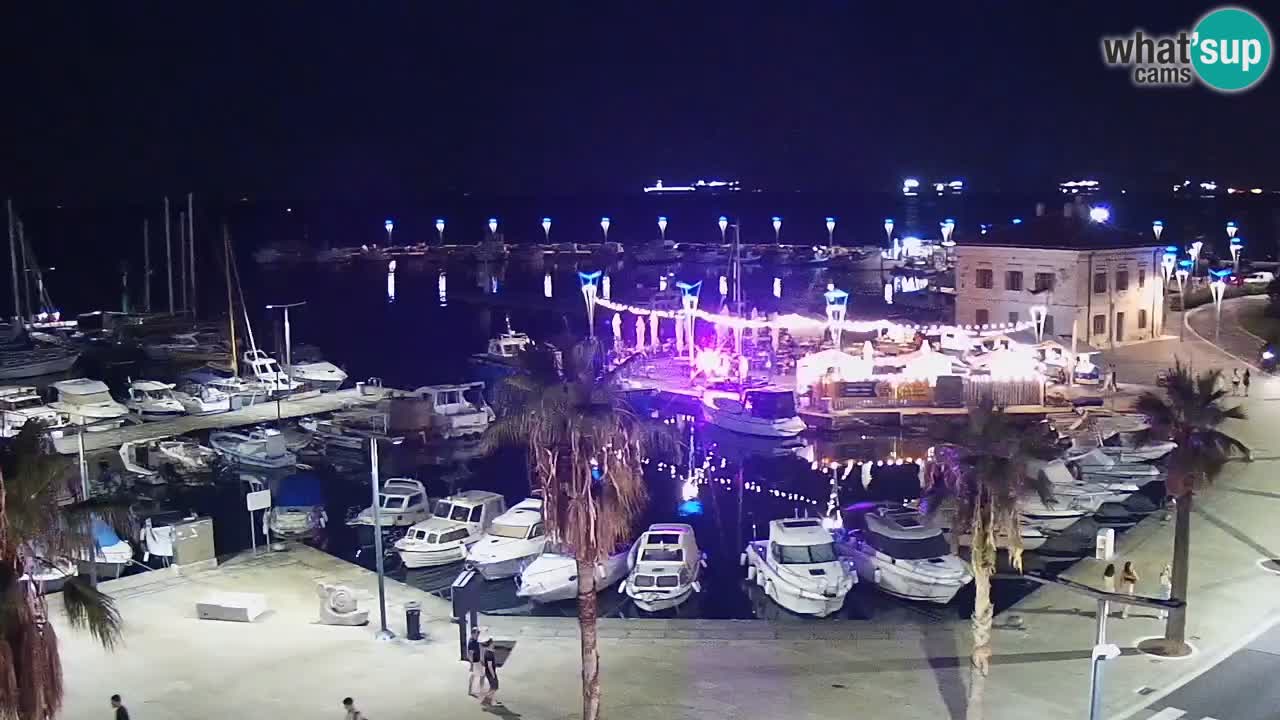 Web kamera Koper – marina i promenada – hotel Grand Koper