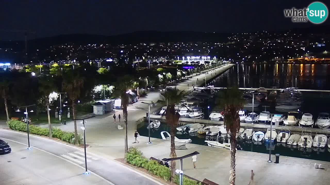 Spletna kamera Koper – Panorama na marino in promenado s Hotela Grand Koper