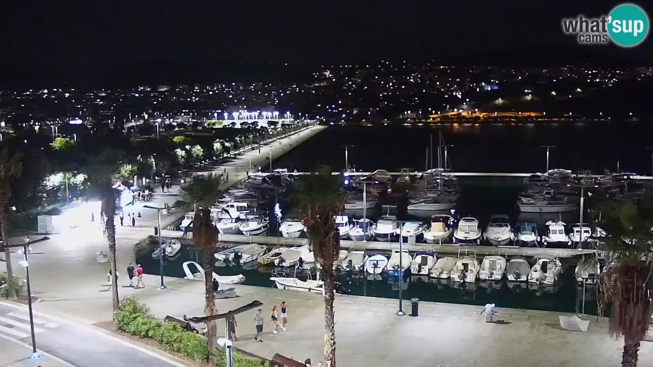 Webcam Capodistria – marina e lungo mare dall’Hotel Grand Koper