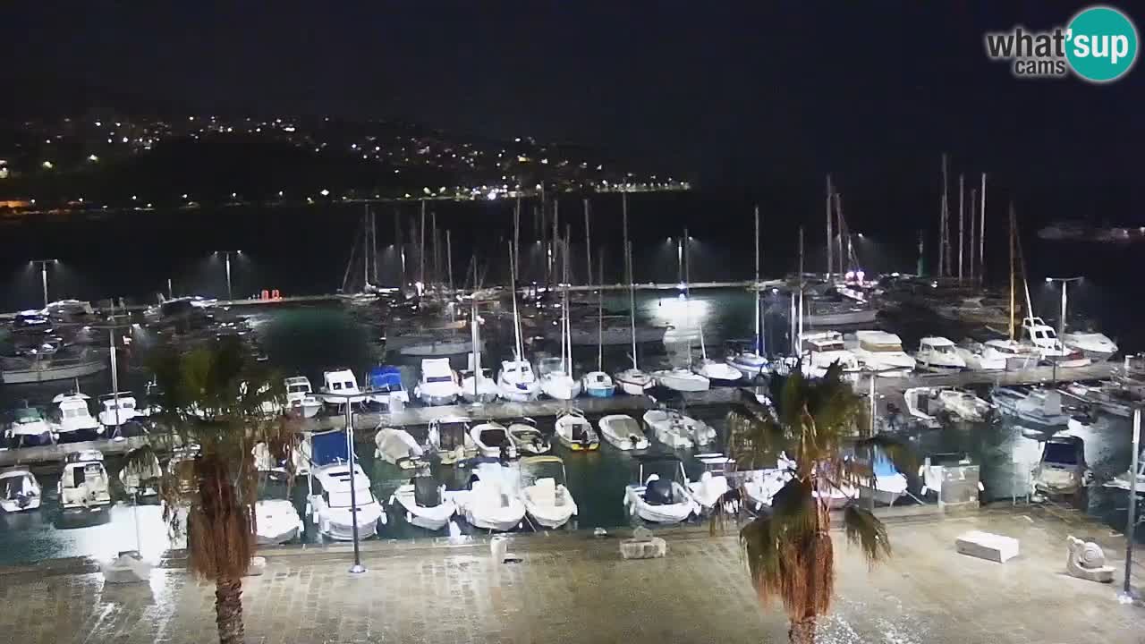 Web kamera Koper – marina i promenada – hotel Grand Koper
