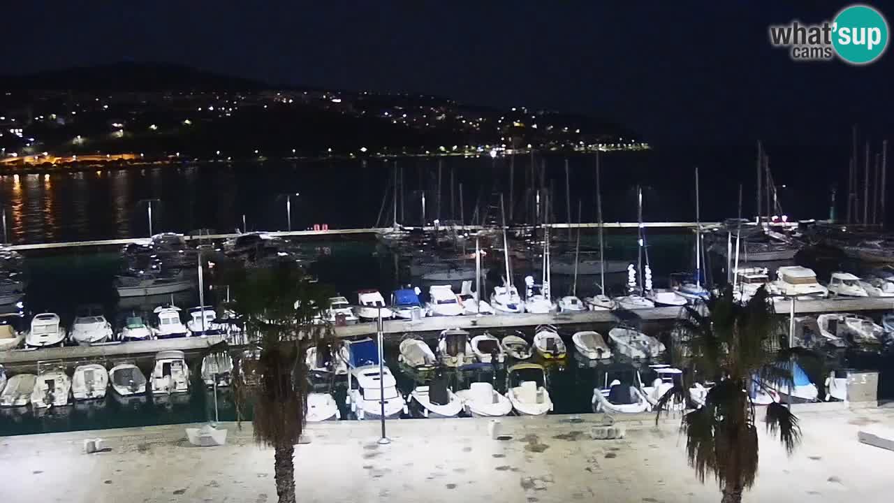 Webcam Capodistria – marina e lungo mare dall’Hotel Grand Koper