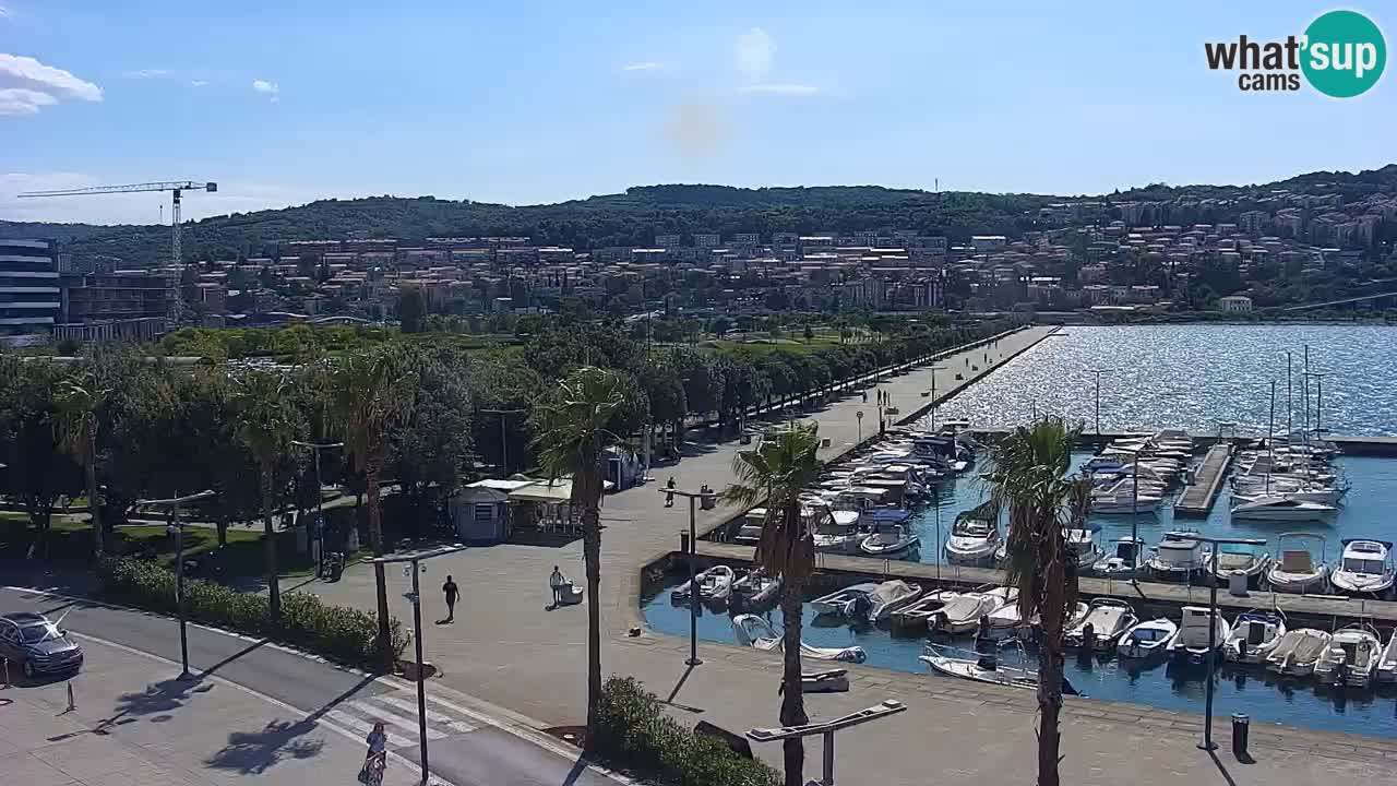 The Port of Koper live webcam – cruise and cargo port – Slovenia