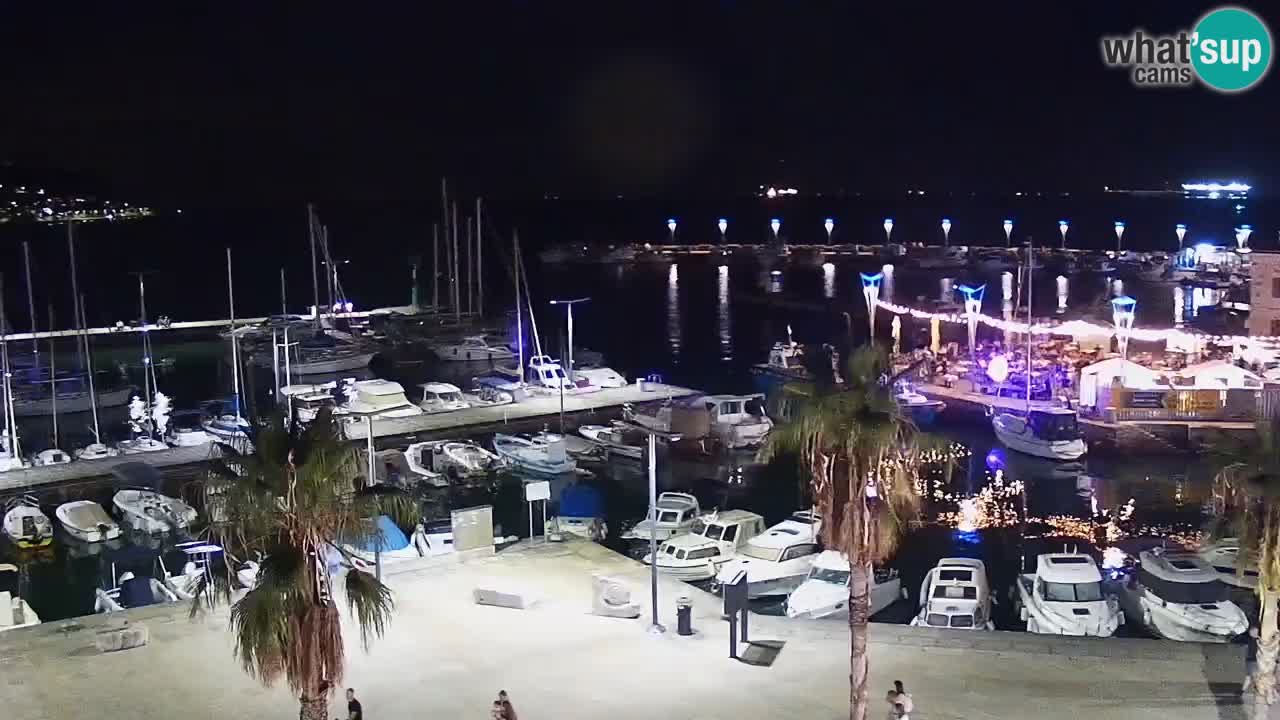 Web kamera Koper – marina i promenada – hotel Grand Koper