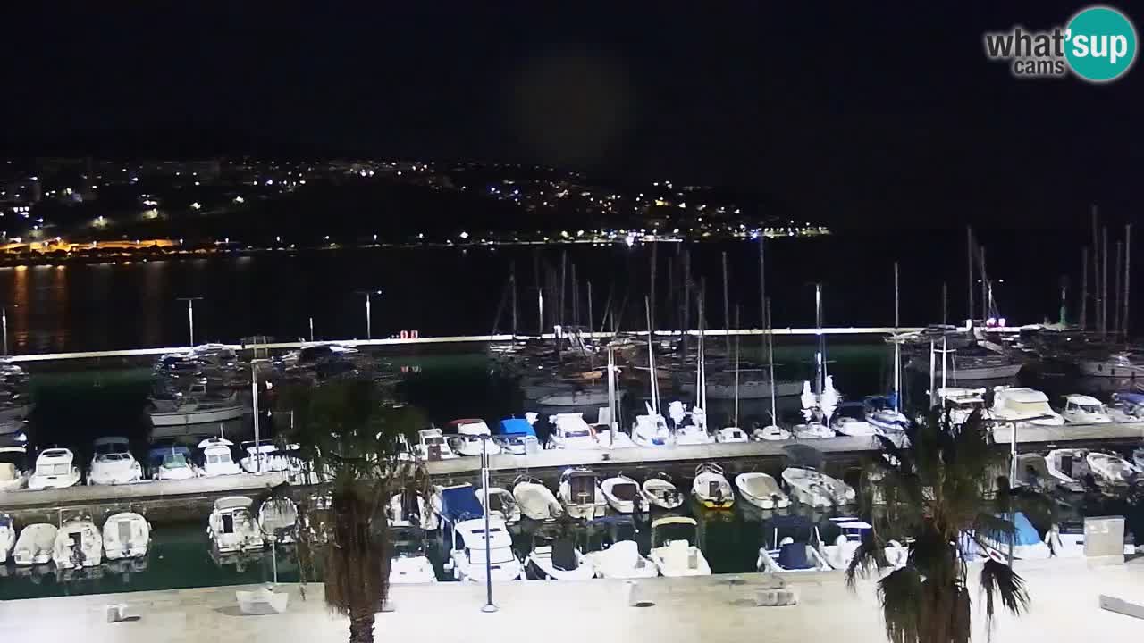 Webcam Capodistria – marina e lungo mare dall’Hotel Grand Koper