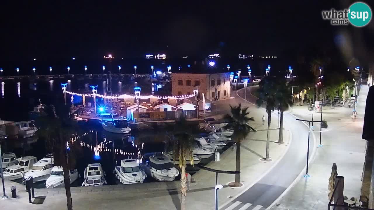 Spletna kamera Koper – Panorama na marino in promenado s Hotela Grand Koper
