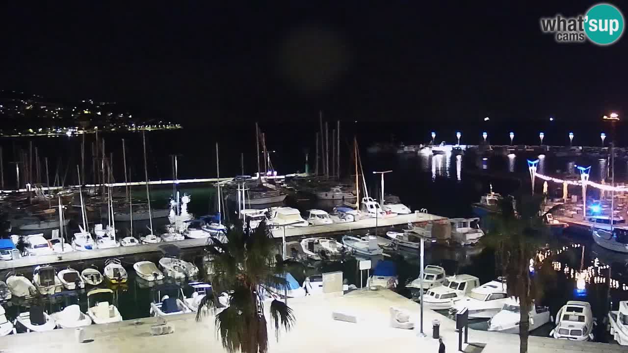 Webcam Capodistria – marina e lungo mare dall’Hotel Grand Koper