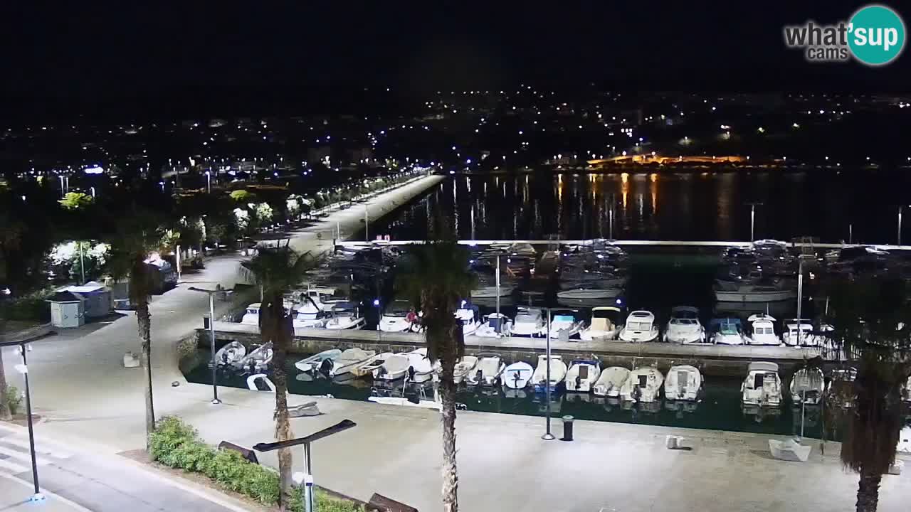 Webcam Capodistria – marina e lungo mare dall’Hotel Grand Koper
