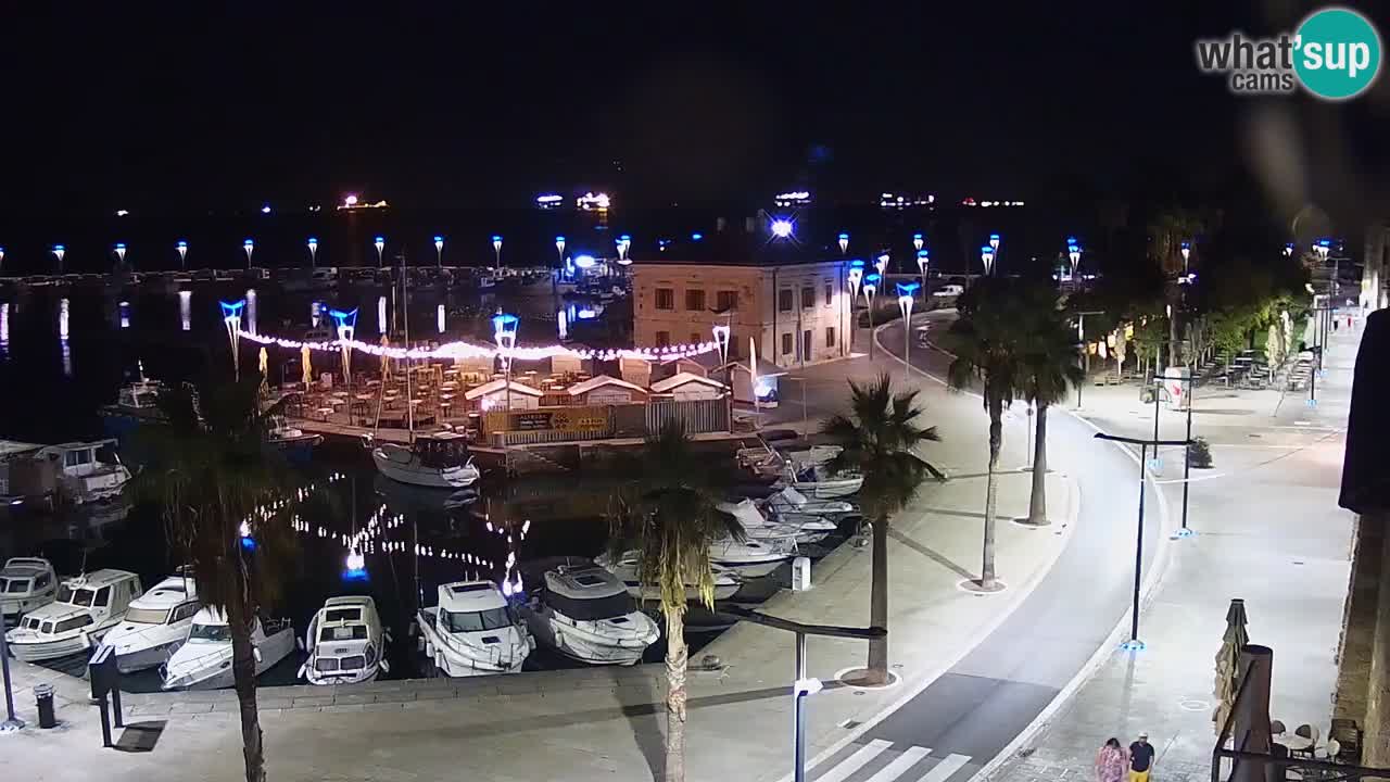 Webcam Capodistria – marina e lungo mare dall’Hotel Grand Koper