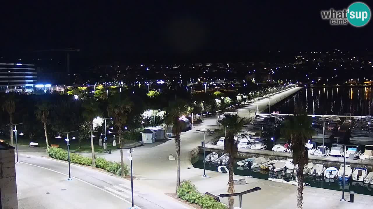 Webcam Capodistria – marina e lungo mare dall’Hotel Grand Koper