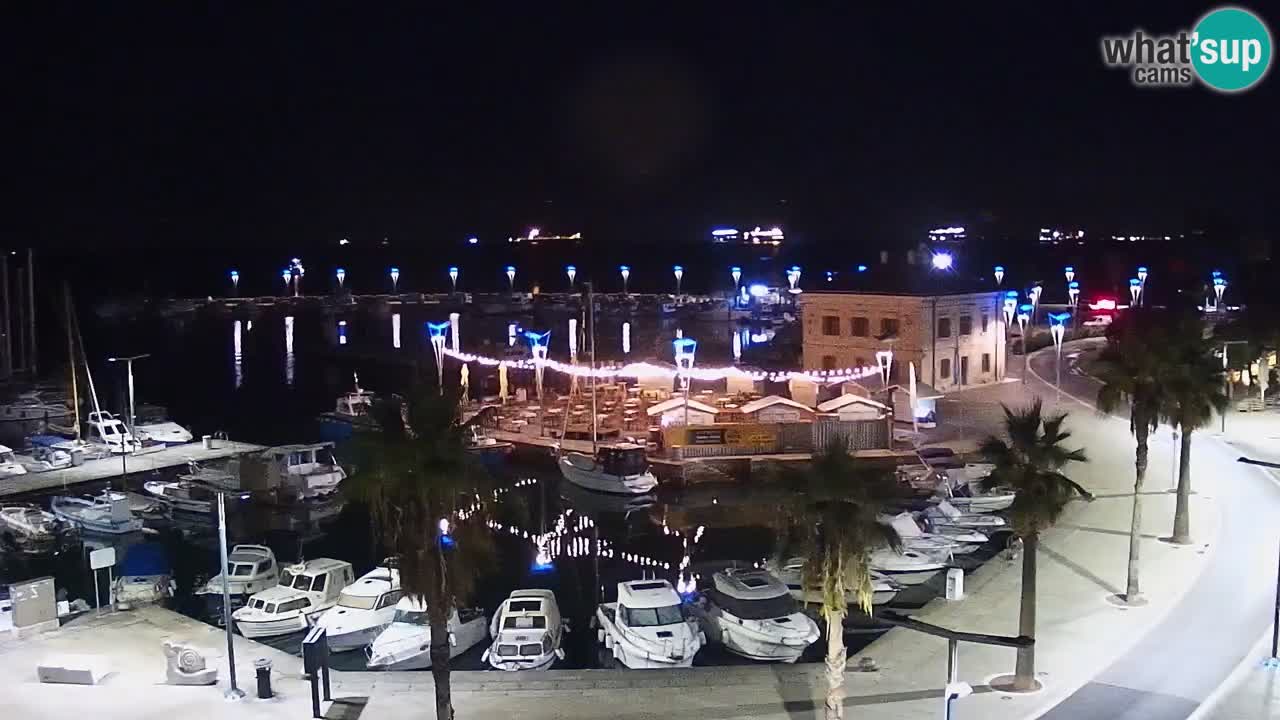 Web kamera Koper – marina i promenada – hotel Grand Koper