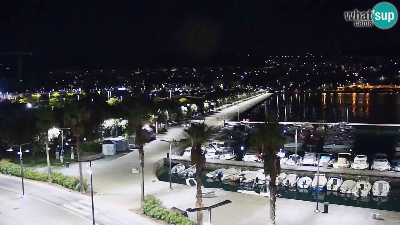 Webcam Capodistria – marina e lungo mare dall’Hotel Grand Koper